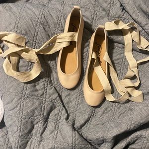 Free People leather ballet flats